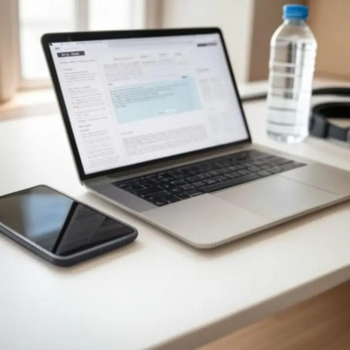 Podgląd nowoczesnego bloga z artykułami sportowymi